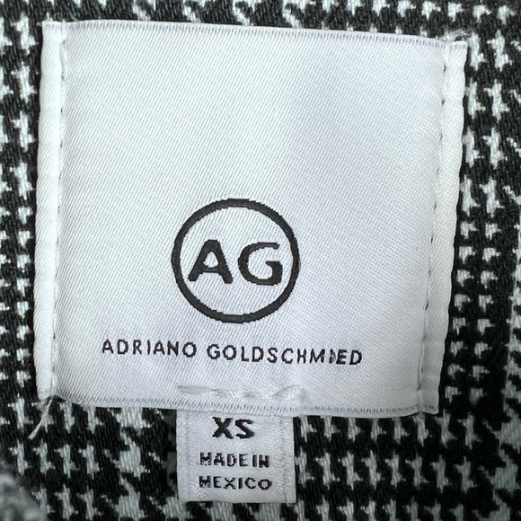 AG black & white houndstooth Trucker Style Jacket - Picture 3 of 8
